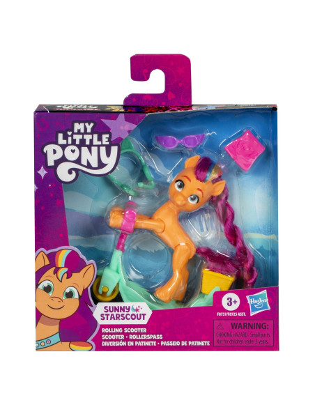 F8725_F8737,My Little Pony Sunny Starscout Pe Scooter Set Figurina Si 4 Accesorii