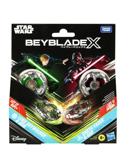 G0279_G0290,Beyblade X Star Wars Pachet Duo Luke Skywalker 4-80b Si Darth Vader 4-60p