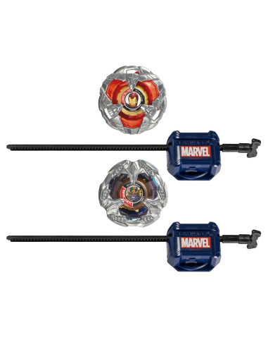G0278_G0287,Beyblade X Marvel Set Duo Iron Man 4-80b Si Thanos 4-60p