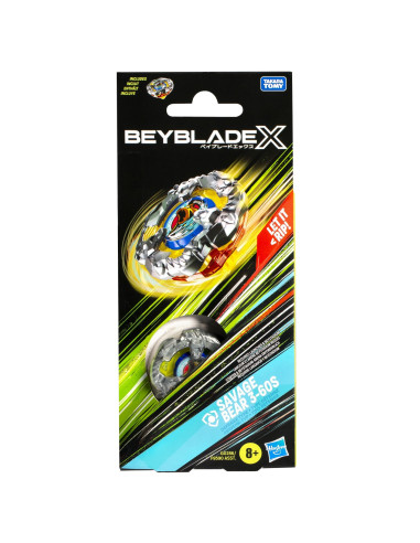 F9590_G0286,Beyblade X Let It Rip Spirala Savage Bear 3-60s