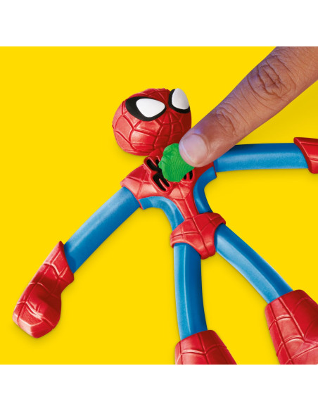 F9827,Play Doh Spiderman Set 2 Figurine Batalie Cu Lansator Si Sulita