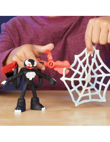 F9827,Play Doh Spiderman Set 2 Figurine Batalie Cu Lansator Si Sulita
