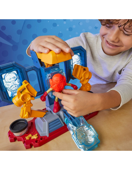 G0035,Play Doh Iron Man Laboratorul De Armura