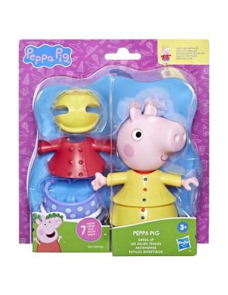 F8859_G0331,Peppa Pig Set Figurina Si Accesorii Vestimentare Peppa Pig 15cm