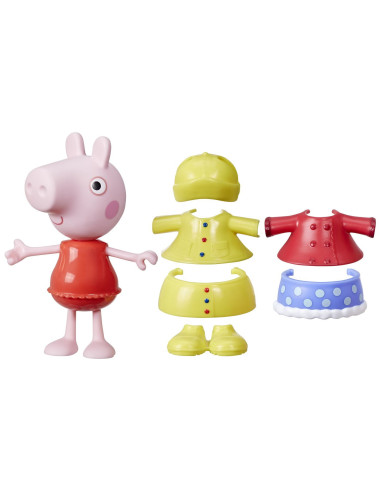 F8859_G0331,Peppa Pig Set Figurina Si Accesorii Vestimentare Peppa Pig 15cm