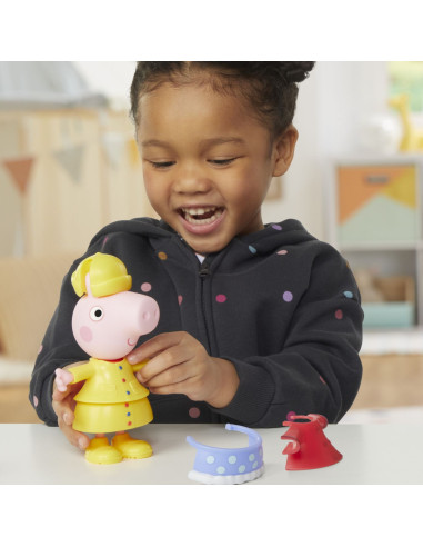 F8859_G0331,Peppa Pig Set Figurina Si Accesorii Vestimentare Peppa Pig 15cm