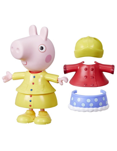 F8859_G0331,Peppa Pig Set Figurina Si Accesorii Vestimentare Peppa Pig 15cm