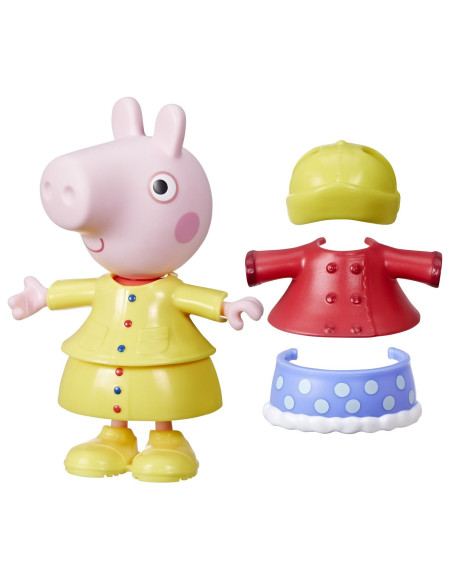 F8859_G0331,Peppa Pig Set Figurina Si Accesorii Vestimentare Peppa Pig 15cm