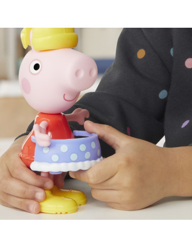 F8859_G0331,Peppa Pig Set Figurina Si Accesorii Vestimentare Peppa Pig 15cm