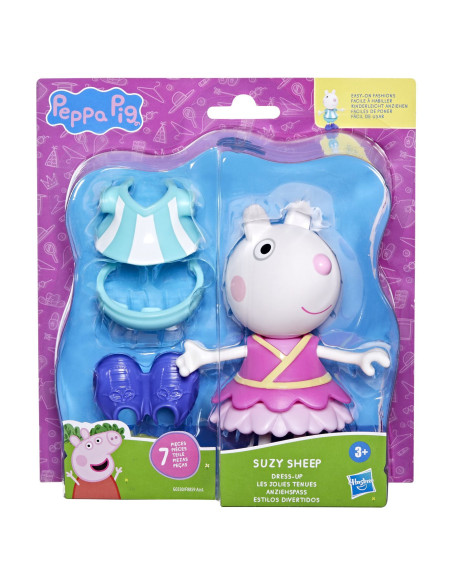 F8859_G0330,Peppa Pig Set Figurina Si Accesorii Vestimentare Oita Suzy 15cm