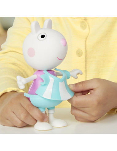 F8859_G0330,Peppa Pig Set Figurina Si Accesorii Vestimentare Oita Suzy 15cm