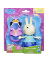 F8859_G0329,Peppa Pig Set Figurina Si Accesorii Vestimentare Iepurasul Rebecca 15cm