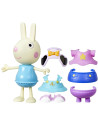 F8859_G0329,Peppa Pig Set Figurina Si Accesorii Vestimentare Iepurasul Rebecca 15cm