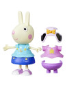 F8859_G0329,Peppa Pig Set Figurina Si Accesorii Vestimentare Iepurasul Rebecca 15cm