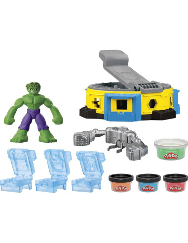 F9826,Play Doh Marvel Set Hulk Loveste Si Zdrobeste