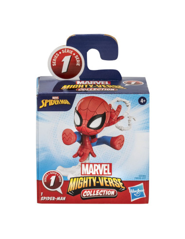 F8838_G0086,Spider Man Mighty Verse Seria 1 Figurina Spider Man 6cm