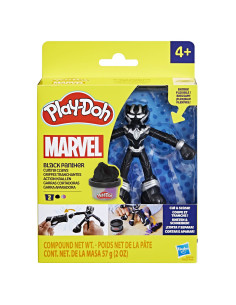 F9829_G0055,Play-doh Marvel Figurina Flexibila Cu Accesorii Black Panther 10cm