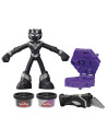 F9829_G0055,Play-doh Marvel Figurina Flexibila Cu Accesorii Black Panther 10cm