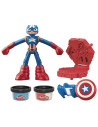 F9829_G0056,Play-doh Marvel Figurina Flexibila Cu Accesorii Captain America 10cm