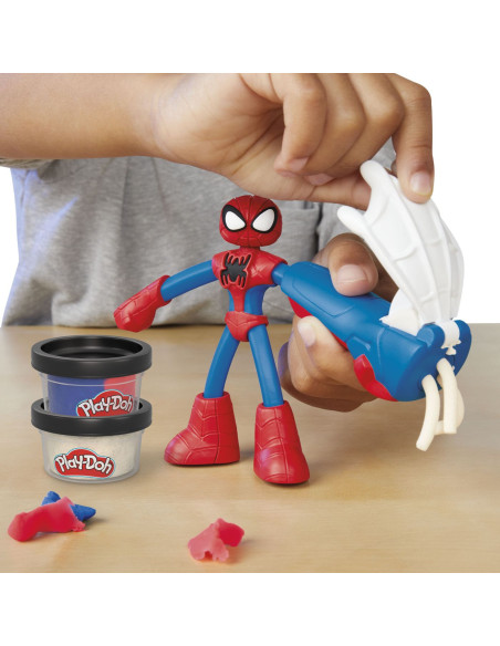 F9829_G0058,Play-doh Marvel Figurina Flexibila Cu Accesorii Spider Man 10cm