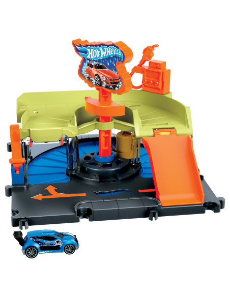 MTHDR24_HDR27,Hot Wheels City Spalatorie Auto