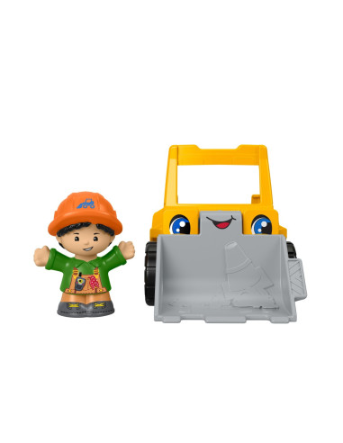 MTGGT33_GWD14,Fisher Price Little People Vehicul Buldozer 10cm