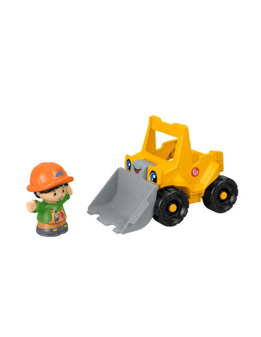 MTGGT33_GWD14,Fisher Price Little People Vehicul Buldozer 10cm
