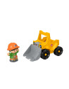 MTGGT33_GWD14,Fisher Price Little People Vehicul Buldozer 10cm