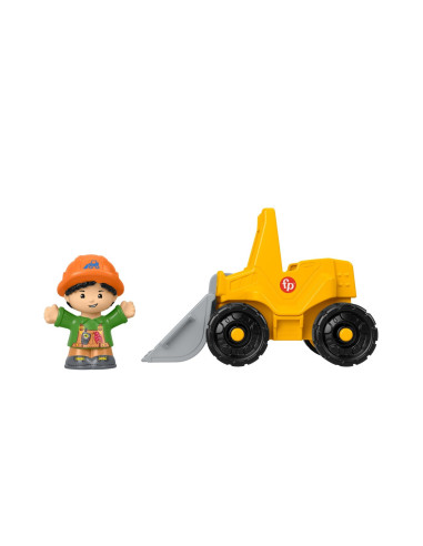 MTGGT33_GWD14,Fisher Price Little People Vehicul Buldozer 10cm