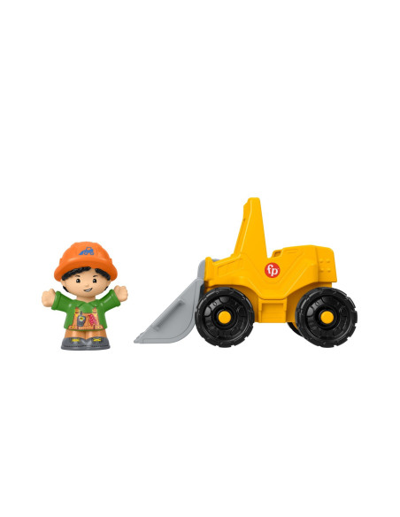 MTGGT33_GWD14,Fisher Price Little People Vehicul Buldozer 10cm