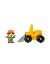 MTGGT33_GWD14,Fisher Price Little People Vehicul Buldozer 10cm