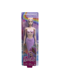 MTHRR02_HRR06,Barbie Dreamtopia Papusa Sirena Cu Par Mov Si Coada Mov
