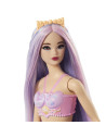 MTHRR02_HRR06,Barbie Dreamtopia Papusa Sirena Cu Par Mov Si Coada Mov
