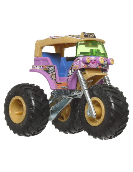 MTFYJ44_HTM46,Hot Wheels Monster Truck Masinuta Tuk Nroll Scara 1:64