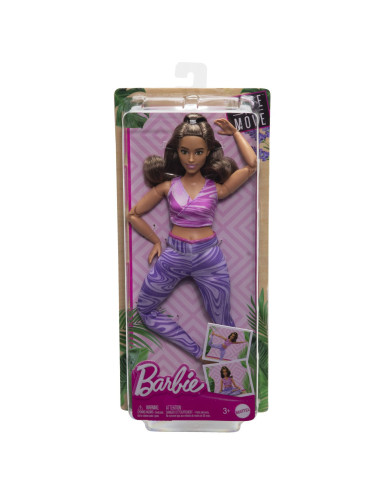 MTFTG80_HRH29,Papusa Barbie Made To Move Satena Cu Top Roz