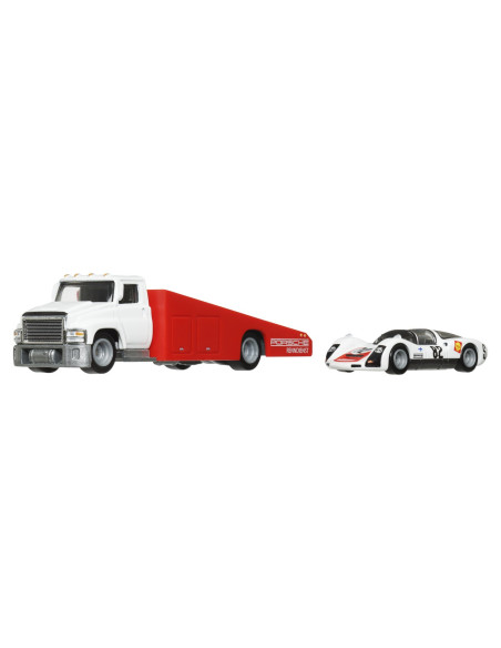 MTFLF56_HRV47,Hot Wheels Transportator Carry On Cu Masinuta Porsche Carrera 906 Scara 1:64