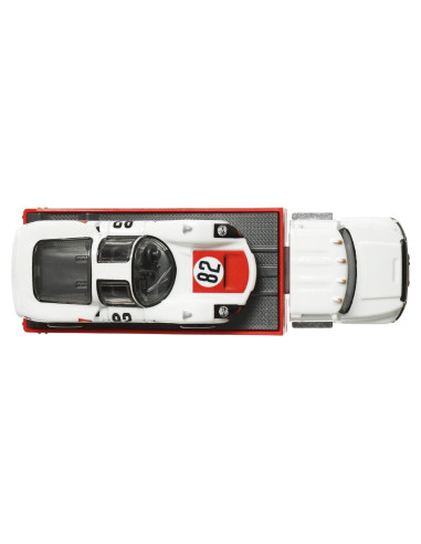 MTFLF56_HRV47,Hot Wheels Transportator Carry On Cu Masinuta Porsche Carrera 906 Scara 1:64