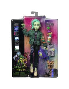 MTHHK56,Monster High Papusa Deuce Gordon Cu Animalut Si Accesorii