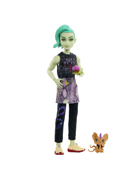 MTHHK56,Monster High Papusa Deuce Gordon Cu Animalut Si Accesorii
