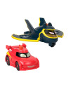 MTHML26,Fisher Price Batwheels Set 2 Masinute Cu Lumini Redbird Si Batwing Scara 1:55