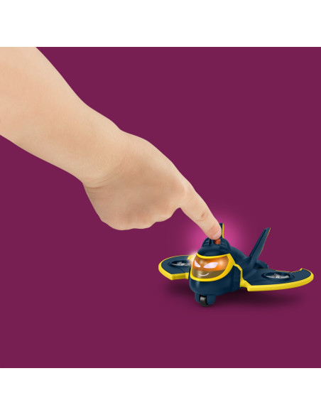 MTHML26,Fisher Price Batwheels Set 2 Masinute Cu Lumini Redbird Si Batwing Scara 1:55