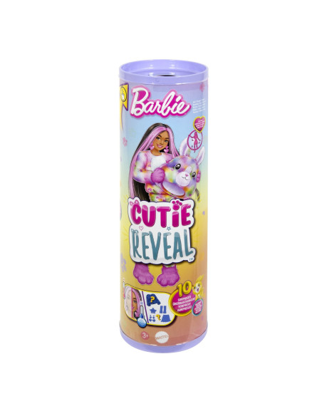 MTHRK38,Barbie Papusa Barbie Cutie Reveal Iepuras