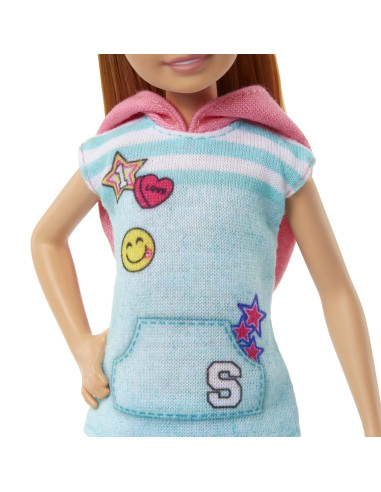 MTHRM05,Barbie Set Papusa Stacie Si Catelul De Companie