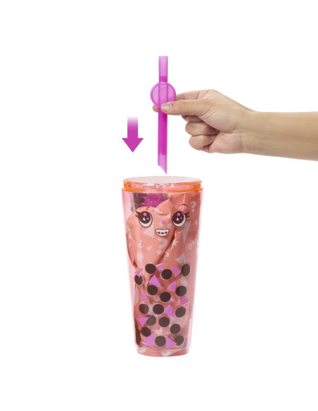 MTHTJ22,Barbie Pop Reveal Bubble Tea Papusa Barbie Mango Mochi