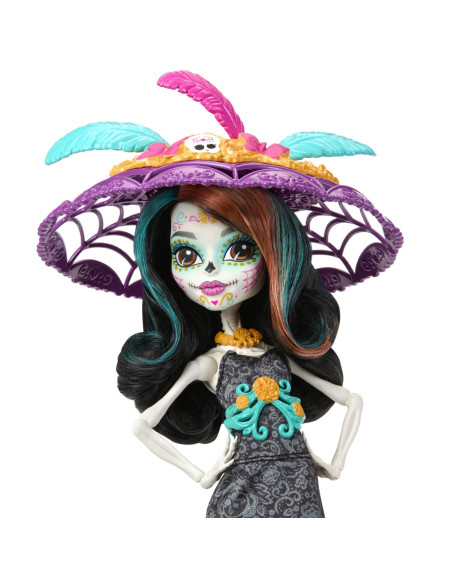 MTHXH99,Monster High Howliday Papusa Skelita Calaveras