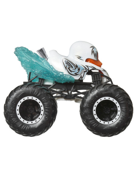 MTFYJ44_HTM64,Hot Wheels Monster Truck Masinuta Duck N Roll Scara 1:64