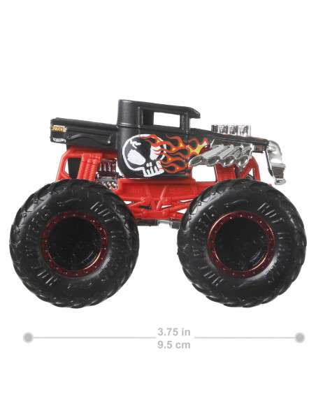 MTFYJ44_HWC64,Hot Wheels Monster Truck Masinuta Bone Shaker Scara 1:64