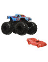 MTGRH81_HWN38,Hot Wheels Monster Truck Si Masinuta Metalica Race Ace