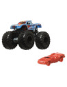 MTGRH81_HWN38,Hot Wheels Monster Truck Si Masinuta Metalica Race Ace