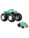 MTGRH81_HWN48,Hot Wheels Monster Truck Si Masinuta Metalica Pure Muscle